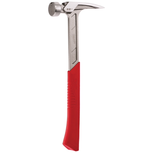 Milled Face Framing Hammer, 22 oz., Solid Steel Handle, 15" L Canadian Safety Group Inc.
