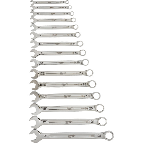 Wrench Set, Combination, 15 Pieces, Metric Canadian Safety Group Inc.