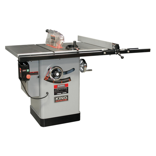 Cabinet Table Saw with Riving Knife, 230 V, 9.6 A, 3850 RPM Canadian Safety Group Inc.