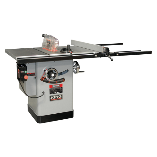 Cabinet Table Saw with Riving Knife, 230 V, 9.6 A, 3850 RPM Canadian Safety Group Inc.
