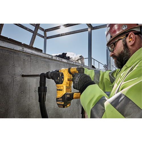 Marteau rotatif SDS Plus en forme de L, 3/16" - 7/8", 8,5 A, 0-5200 coups/min Coups/min, 0-1150 tr/min Tr/min, 2,58 lb-pi Canadian Safety Group Inc.