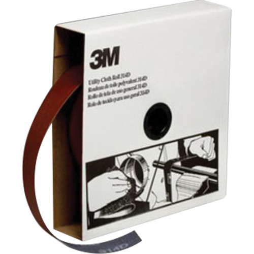 Rouleau de toile abrasive utilitaire, Oxyde d'aluminium, 1-1/2" la x 150' lo, Grain P400 Canadian Safety Group Inc.