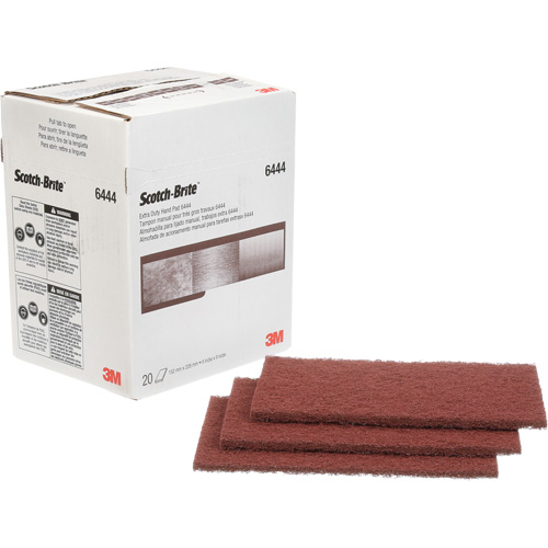 Scotch-Brite Extra-Duty Hand Pad, Aluminum Oxide, 9" x 6", Fine Grit Canadian Safety Group Inc.