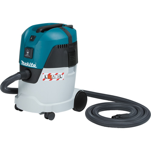 L Class Push & Clean Compact Dust Extractor, Wet-Dry, 1.34 HP, 6.6 US Gal. (25 Litres) Canadian Safety Group Inc.