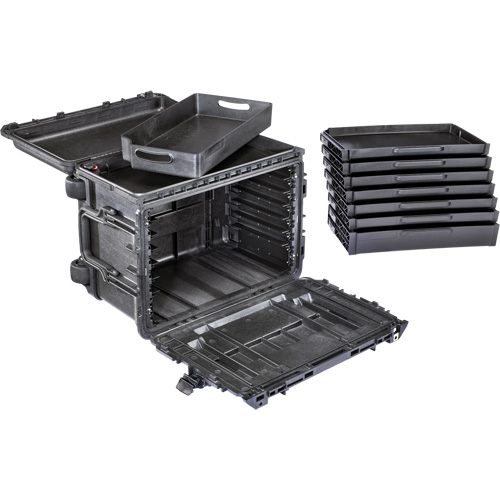 Gen 2 Mobile Tool Chest, 24" W, 6 Drawers, Black Canadian Safety Group Inc.