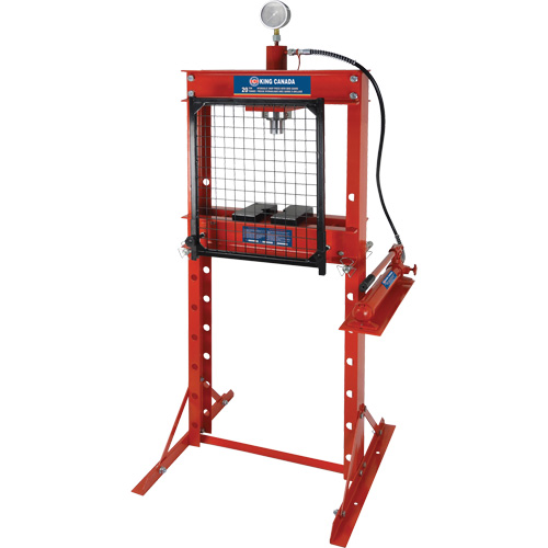 Hydraulic Shop Press with Grid Guard, 20 tons Capacity Canadian Safety Group Inc.