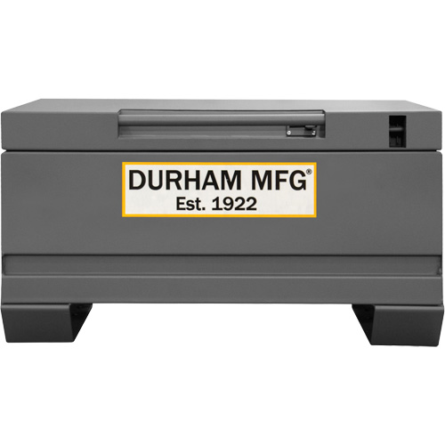 Jobsite Storage Box, 32" x 19" x 17-13/16", Steel, Grey Canadian Safety Group Inc.