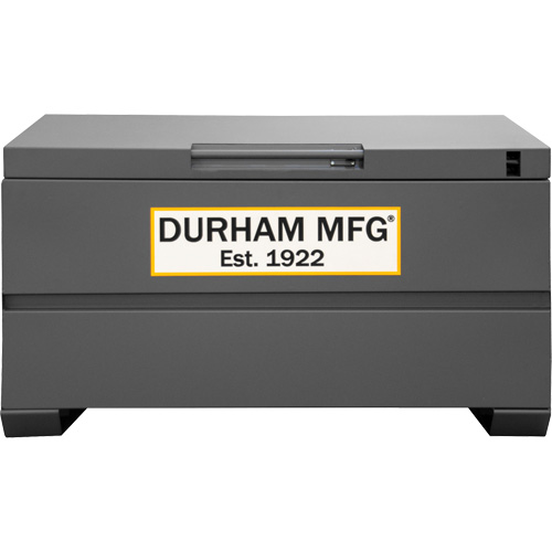 Jobsite Storage Box, 48" x 24" x 27-13/16", Steel, Grey Canadian Safety Group Inc.