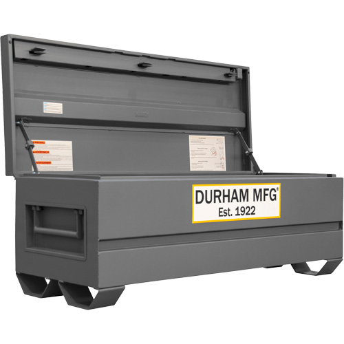 Jobsite Storage Box, 60" x 24" x 22-3/4", Steel, Grey Canadian Safety Group Inc.