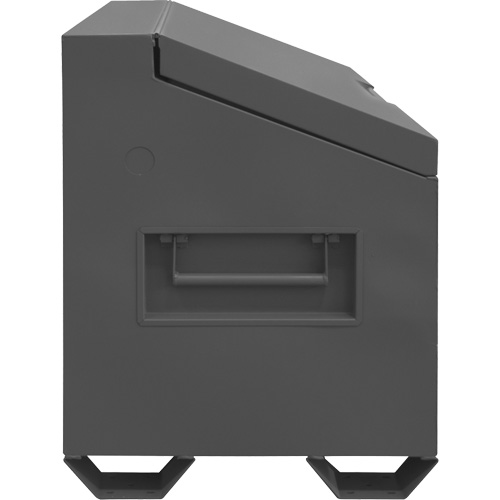 Jobsite Sloped Lid Storage Box, 60" x 30" x 39-3/8", Steel, Grey Canadian Safety Group Inc.