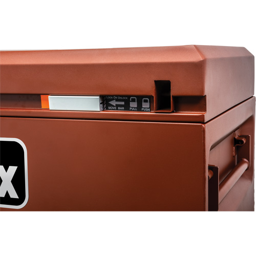 Site-Vault Chest, 48" x 30" x 36-3/4", Steel, Orange Canadian Safety Group Inc.