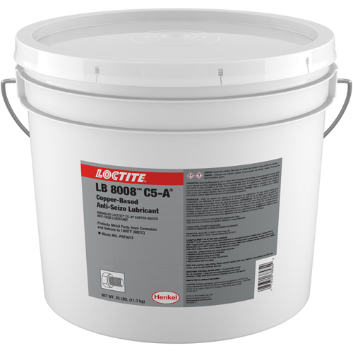 LB 8008 C5-A Copper Anti-Seize Lubricant, 25 lbs., Pail, 1800°F (982°C) Max Temp. Canadian Safety Group Inc.