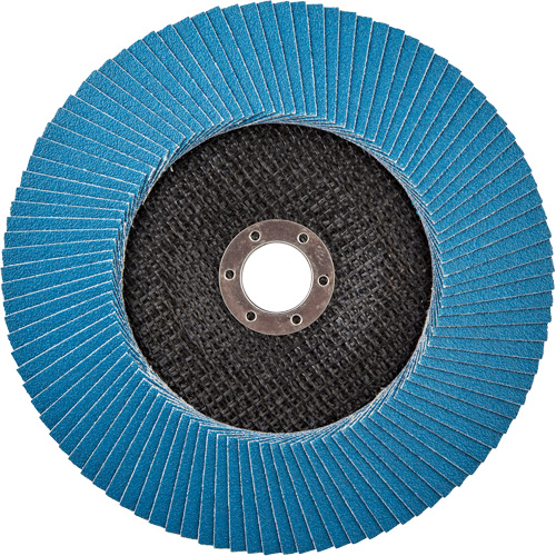 BlueFire R884P Coarse Grit Flap Disc, 7" x 7/8", Type 27, 80 Grit, Zirconia Alumina Canadian Safety Group Inc.