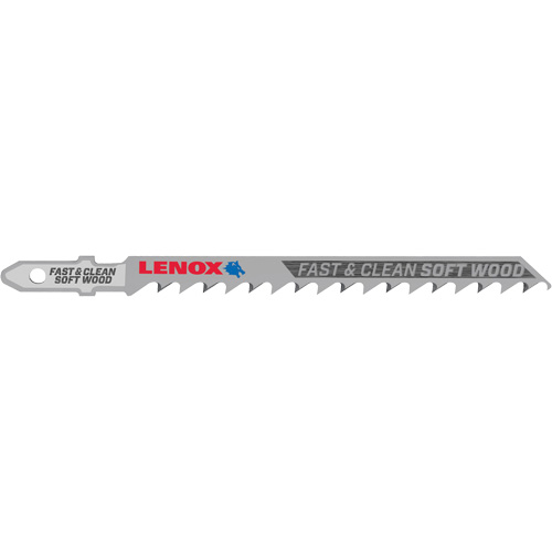 Lame de scie sauteuse pour coupe nette, Bim&eacute;tal, Tige en T, 4" lo, 6 dents par pouce Canadian Safety Group Inc.