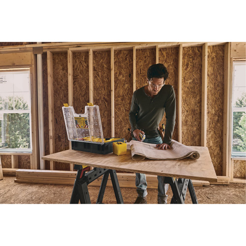 Organisateur profond pour professionnel, 17-1/2" la x 4-1/2" p x 14" h, Noir/Jaune Canadian Safety Group Inc.
