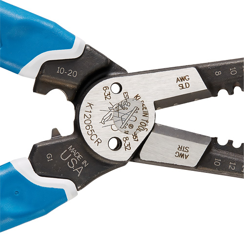 Outil polyvalent Klein-Kurve pour d&eacute;nuder, couper et sertir les fils, 8-1/4" lo, 8 - 20 AWG Canadian Safety Group Inc.