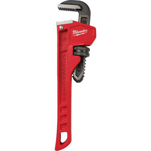 Cl&eacute; &agrave; tuyau, Cap des m&acirc;choires 1", Longueur 8", Fini Rev&ecirc;tement en poudre Canadian Safety Group Inc.