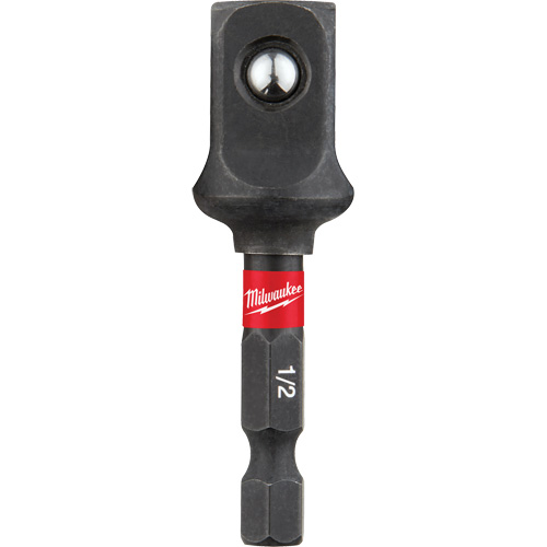 Shockwave Impact Socket Adapter, 1/4" Drive Size, 1/2" Male Size, Ball, 2" L Canadian Safety Group Inc.
