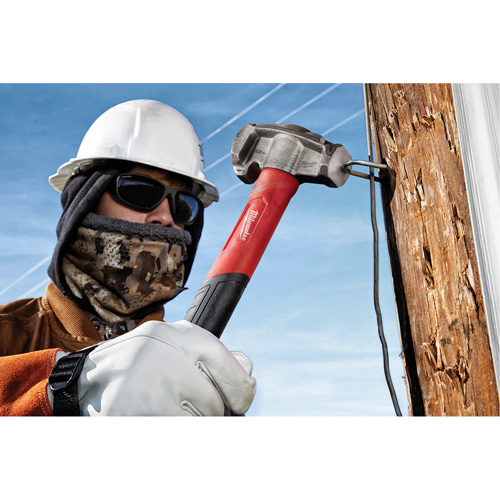 4-in-1 Lineman's Hammer, 32 oz., Fibreglass Handle, 15" L Canadian Safety Group Inc.