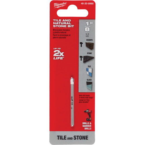 Foret pour la pierre naturelle, 1/8", Carbure Canadian Safety Group Inc.