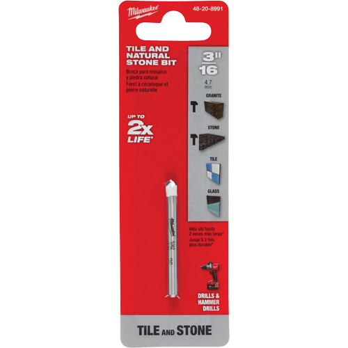 Natural Stone Bit, 3/16", Carbide Canadian Safety Group Inc.