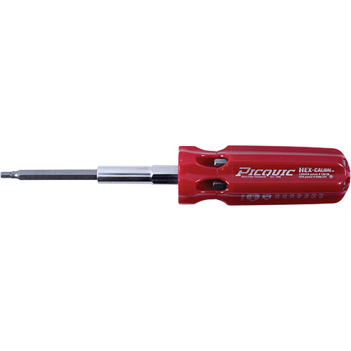 Hex-Calibre Metric Multi-Bit Screwdriver, Plastic Handle Canadian Safety Group Inc.