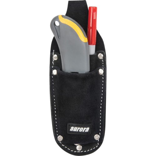 Utility Pouch, Knife Holder, Leather, 3 Pockets Canadian Safety Group Inc.
