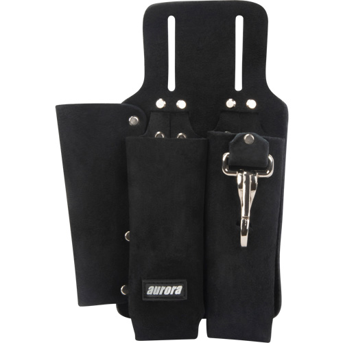 Porte-outils pour monteur de ligne, Porte-outil multiple, Cuir, 3 Poches Canadian Safety Group Inc.