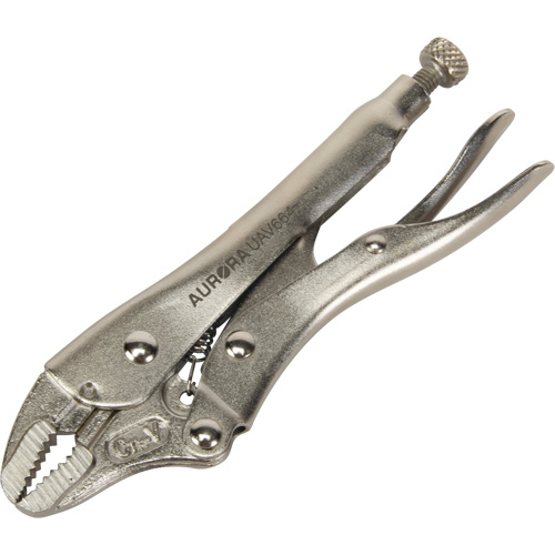 Locking Pliers with Wire Cutter, 5" Length, Curved Jaw Canadian Safety Group Inc.