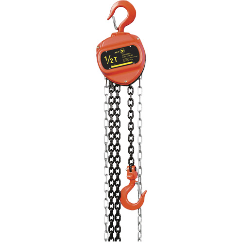 VCH Series Chain Hoist, 20' Lift, 1100 lbs. (0.5 tons) Capacity, Heat-Treated Alloy Steel Chain Canadian Safety Group Inc.