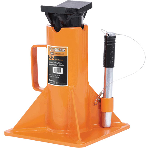 878B Heavy-Duty Jack Stand, Locking Pin, 22 Ton(s) Capacity, 13-3/4" - 19-3/4" H Canadian Safety Group Inc.