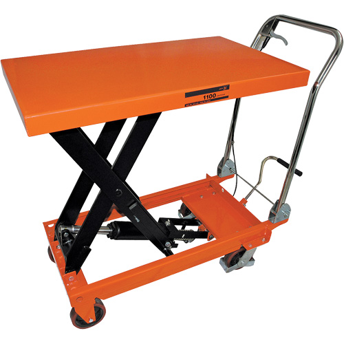 SLC-1100 SLC Series Hydraulic Scissor Lift Cart, 39" L x 21" W, 1100 lbs. Cap. Canadian Safety Group Inc.