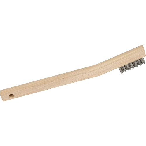 3MHSS Mini Wire Scratch Brush, Stainless Steel, 3 x 7 Wire Rows, 7-3/4" Long Canadian Safety Group Inc.