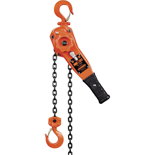 Palans &agrave; chaîne &agrave; levier s&eacute;rie KLP, Lev&eacute;e 5', Cabacit&eacute; 1500 lb (0,75 tonne), Chaîne en Acier Canadian Safety Group Inc.