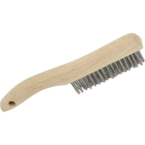 4SHSS Hand Scratch Brushes, Stainless Steel, 4 x 16 Wire Rows, 10" Long Canadian Safety Group Inc.