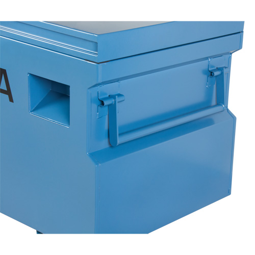 Coffre &agrave; outils de chantier, 48" x 24" x 27-3/5", Acier, Bleu Canadian Safety Group Inc.