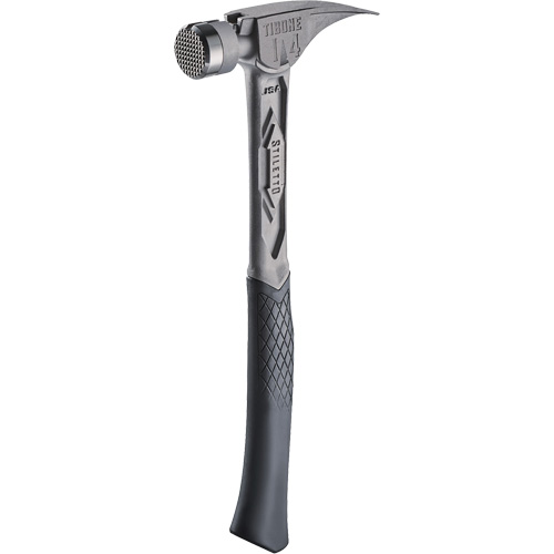 Marteau de charpente en titane meul&eacute; TIBONE, 14 oz, Prise en Acier plein, 15-1/4" lo Canadian Safety Group Inc.
