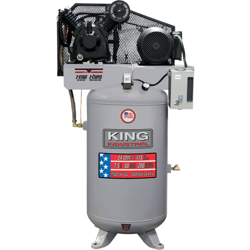 2-Stage Air Compressor, 80 Gal. (96 US Gal) Canadian Safety Group Inc.