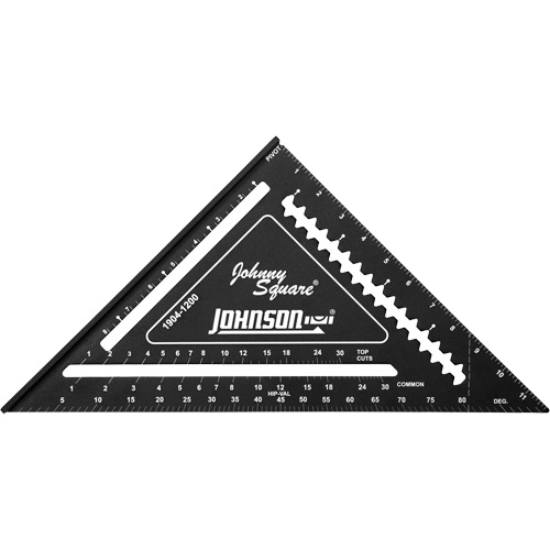 12" Johnny Square&reg; Professional Easy-Read Rafter Square Canadian Safety Group Inc.