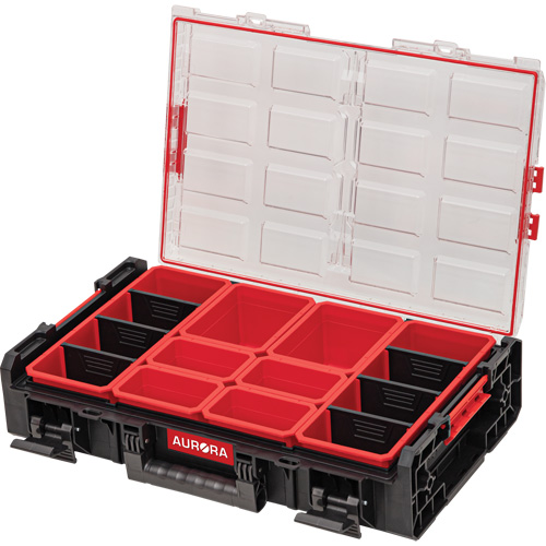 Organisateur 2 fois tr&egrave;s-grand avec bacs Arx, 23" x 15-1/5" x 6-4/5", Noir Canadian Safety Group Inc.