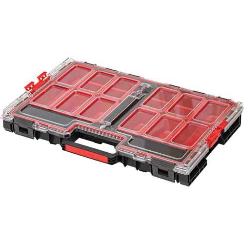 Grand organisateur avec bacs Arx, 21" x 15" x 3", Noir Canadian Safety Group Inc.