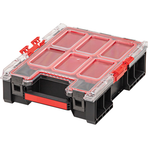 Organisateur moyen haut avec bacs Arx, 10-2/5" x 14-3/10" x 4-1/5", Noir Canadian Safety Group Inc.