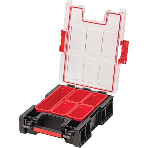 Organisateur moyen haut avec bacs Arx, 10-2/5" x 14-3/10" x 4-1/5", Noir Canadian Safety Group Inc.