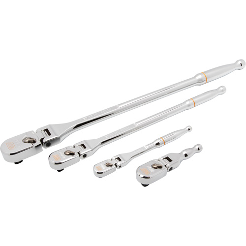 1/4", 3/8" & 1/2" Drive 120XP Full Polish Flex Handle Teardrop Ratchet Set Canadian Safety Group Inc.