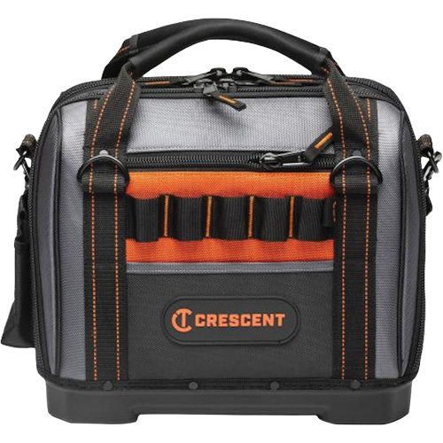 14" Tradesman Closed Top Tool Bag, Polyester, 32 Pockets, Black/Grey Canadian Safety Group Inc.
