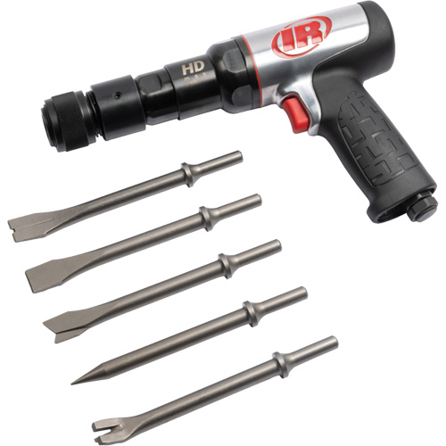 Ensemble de marteau pneumatique avec ciseau 5 mcx, 2,66 pi, cu/min, 1/4" NPT, 2600 coups/min, 3/4" x 3" (19mm x 76mm) Canadian Safety Group Inc.