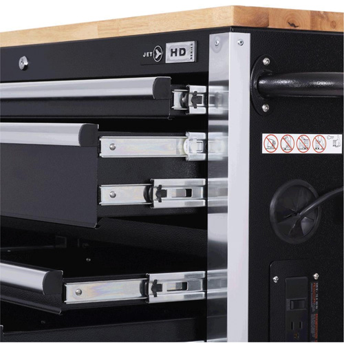 HDRC5212 HD Series Roller Cabinet, 12 Drawers, 51-1/4" W x 21" D x 40-3/10" H, Black Canadian Safety Group Inc.