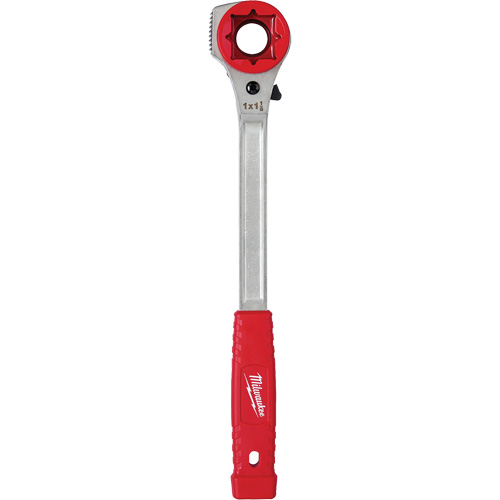 Cl&eacute; &agrave; cliquet &agrave; levier &eacute;lev&eacute;e pour monteur de ligne avec face de frappe frais&eacute;e, Prise de 3/4"/1"/1-1/8", Poign&eacute;e Ergonomique Canadian Safety Group Inc.