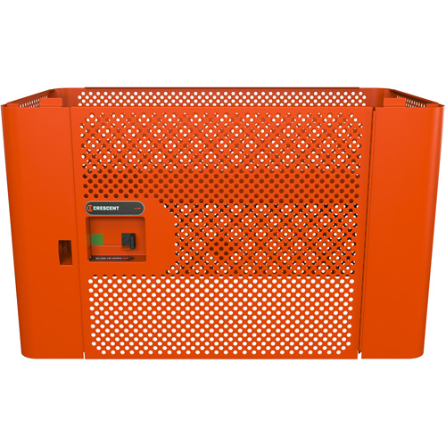 RAILWORKS Mesh Security Panel Single Door Lockable Storage Canadian Safety Group Inc.