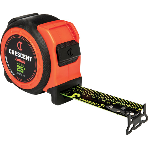  CONTROLTOUCH NITE EYE Tape Measure, 1-3/16" x 25', SAE Graduations Canadian Safety Group Inc.